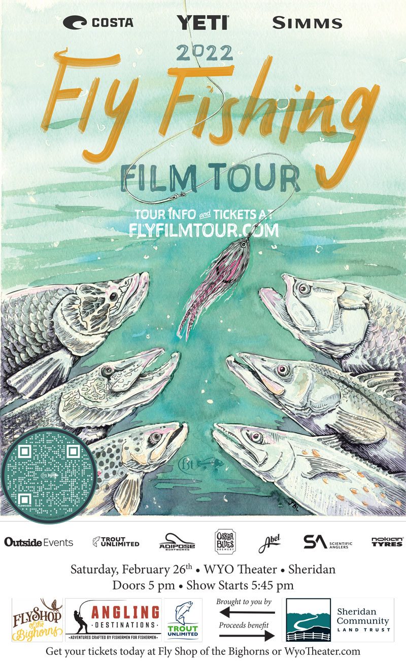 Poster for Fly Fishing Film Tour 2022