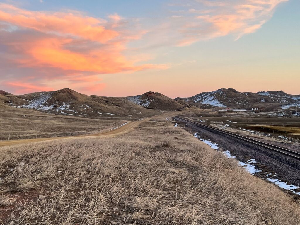 Sunsets by the trail