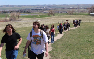 Schiffer School students walking