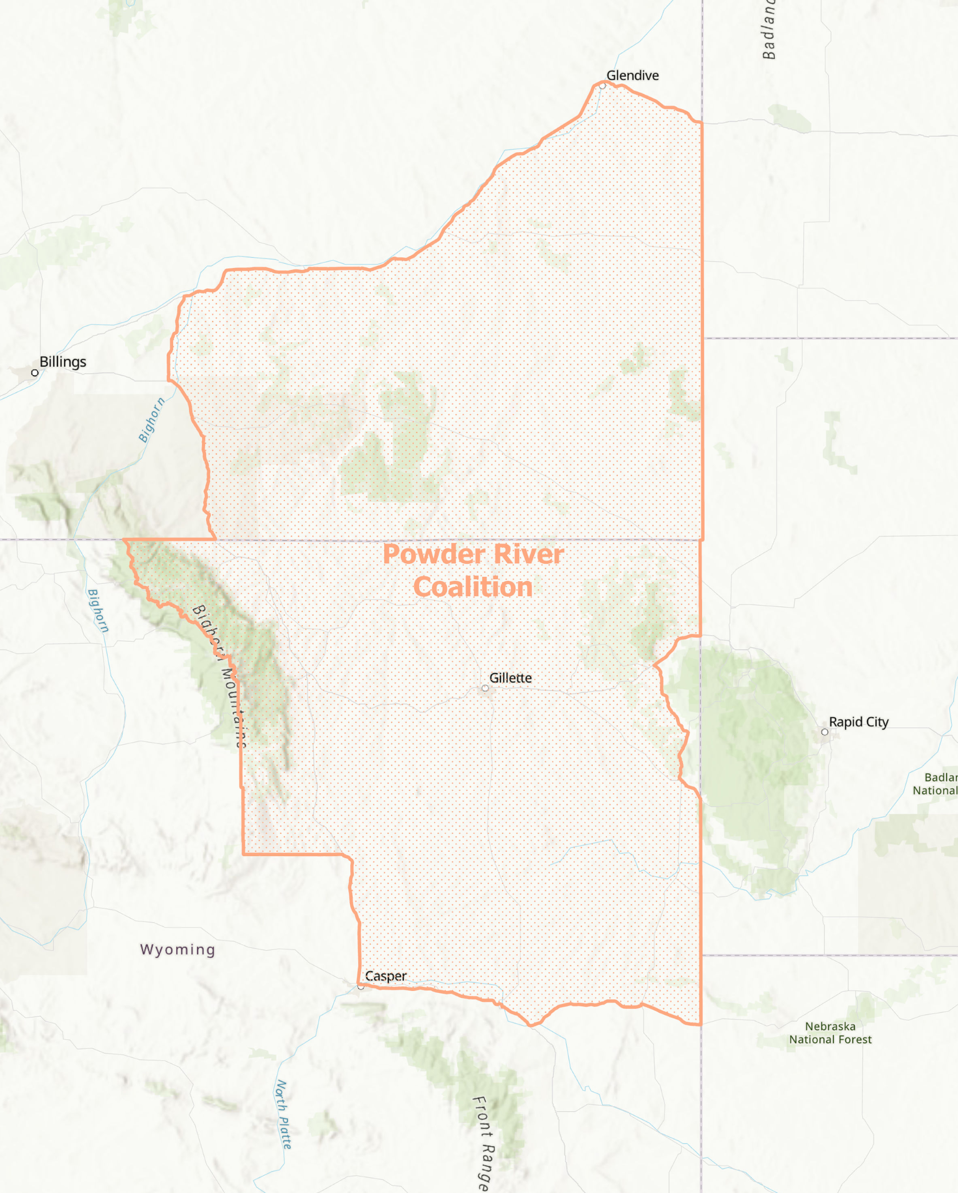 Powder River Coalition Area